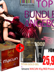 Load image into Gallery viewer, Bundle Angebot Harem Al Sultan MACUN 45g mit Titan Gold GEL für 25,99€

